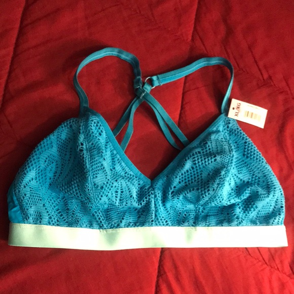 Other - Racer back bralette. Sz XL. Teal blue. NWT